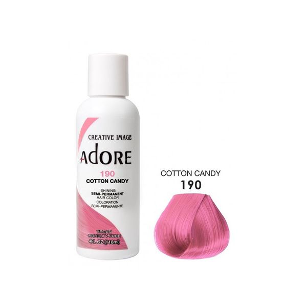 Adore Semi Permanent Hair Color 190 Cotton Candy 118ml
