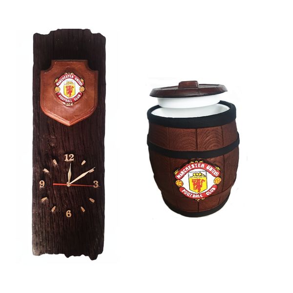 Manchester United 2 in 1 Combo ( 2 Optic Liquid Dispenser + Ice Bucket)