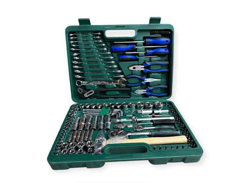 All-in-One Professional Grade Hand Tool Set 122 Pieces For Repair and DIY