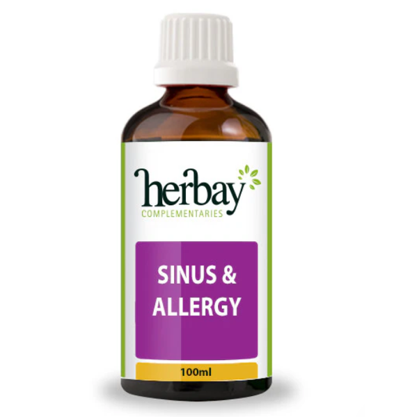 Herbay Sinus &amp; Allergy Support Drops for Sinus Congestion, Allergies 100ml