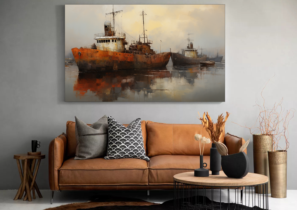 Canvas Wall Art - Forgotten Fleet Abstract - HD0530 | Shop Today. Get ...