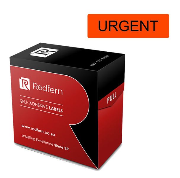 Redfern Urgent Instruction Labels -3's
