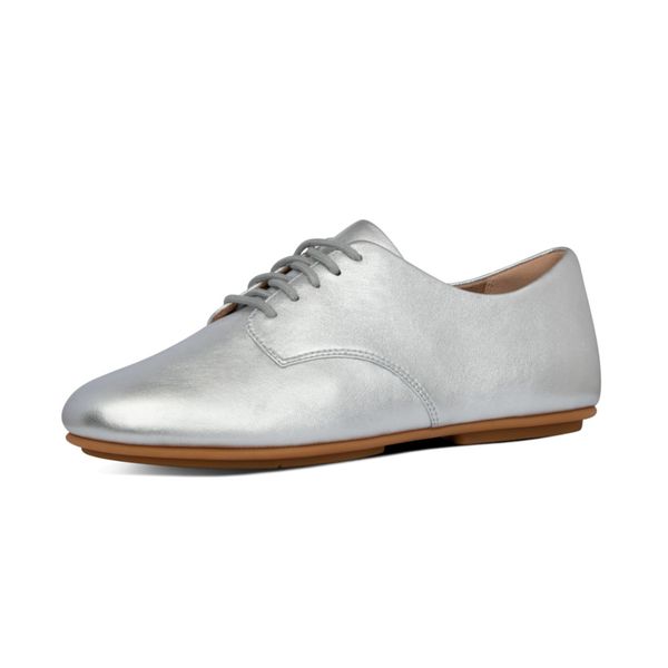 FitFlop Adeola Lace Up Derby - Silver