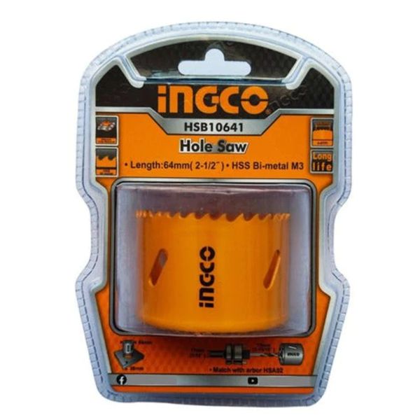 Ingco - HSS Bi-Metal Hole Saw (76 mm)