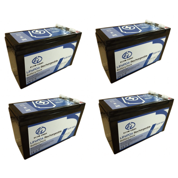 Gate Motor 12.8V 6Ah Rechargeable battery-4 PACK
