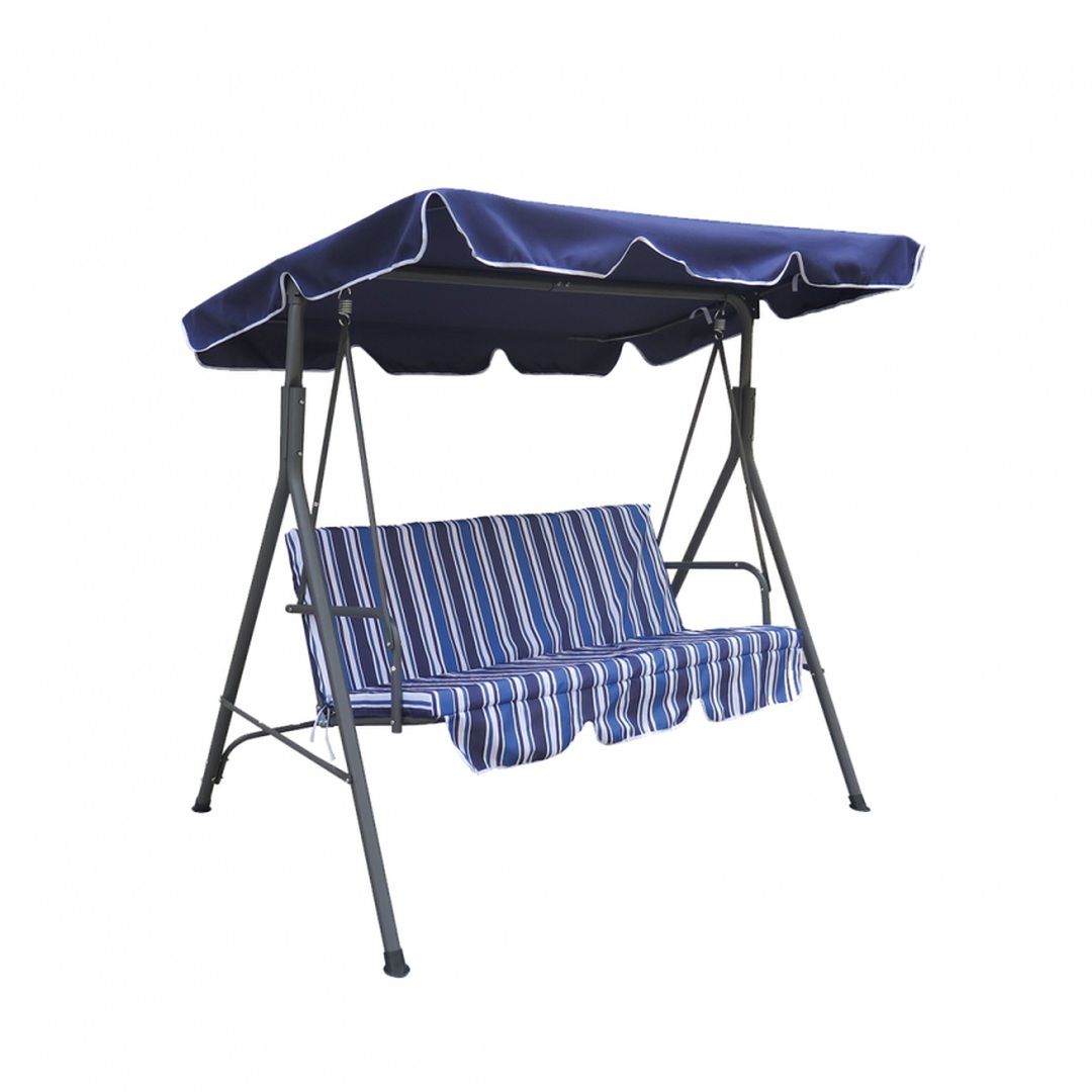 Seagull Garden 3 Seater Metal Swing Chair with Canopy Shop Today. Get
