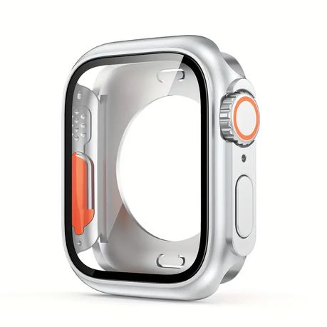 Screen Protector Case For Apple watch 44mm - Silver Image