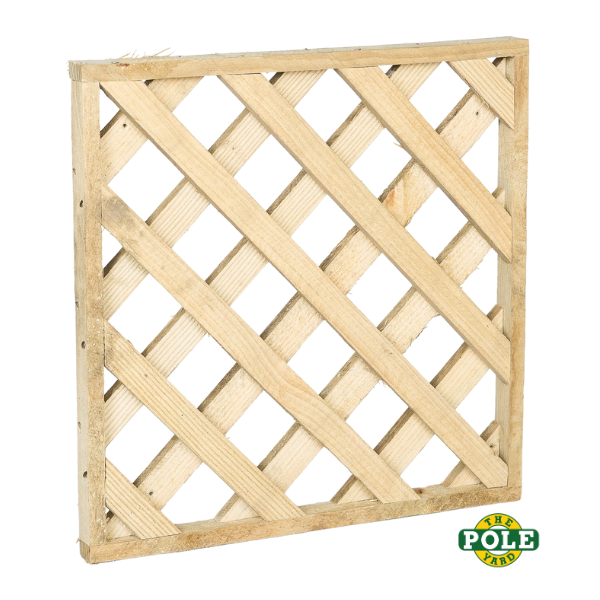 The Pole Yard Rough Diagonal Garden Trellis 1500mm (H)
