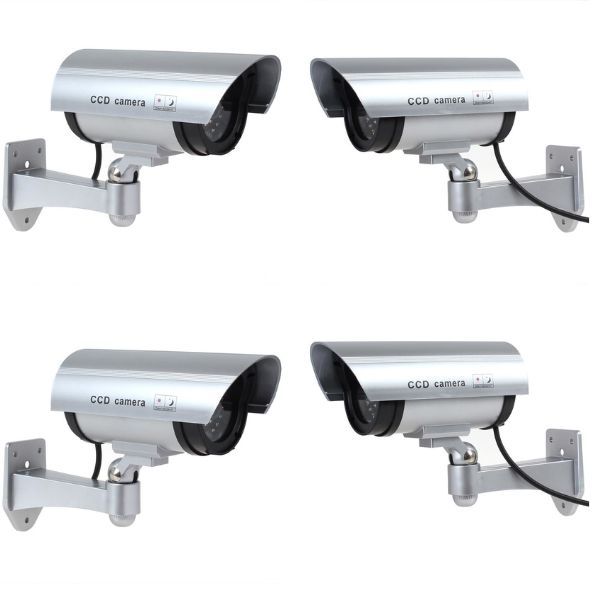 Fake Dummy Waterproof IR LED Security Camera. Pack of 10