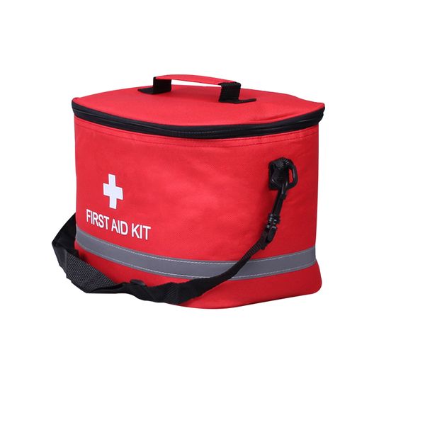 Olive Tree - Large Multi-functional First Aid Bag - Red