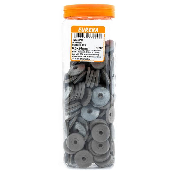 EUREKA Bonded Washer EVA 6 x 26mm Q:200 T3Z020