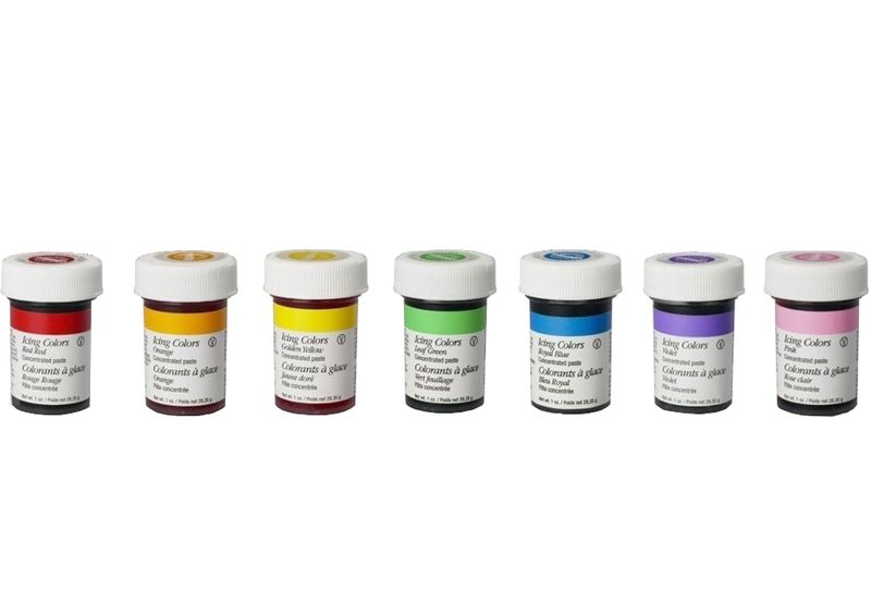 Wilton Concentrated Icing Paste for Cake Decorating Rainbow Color With Pink