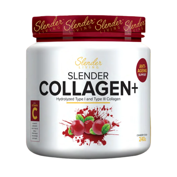 Slender Living Collagen Cranberry Crush - Skin, Hair &amp; Joint Support