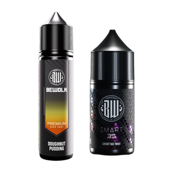 Bewolk SMART Shot 35MG - Doughnut Pudding (60ml Combo)