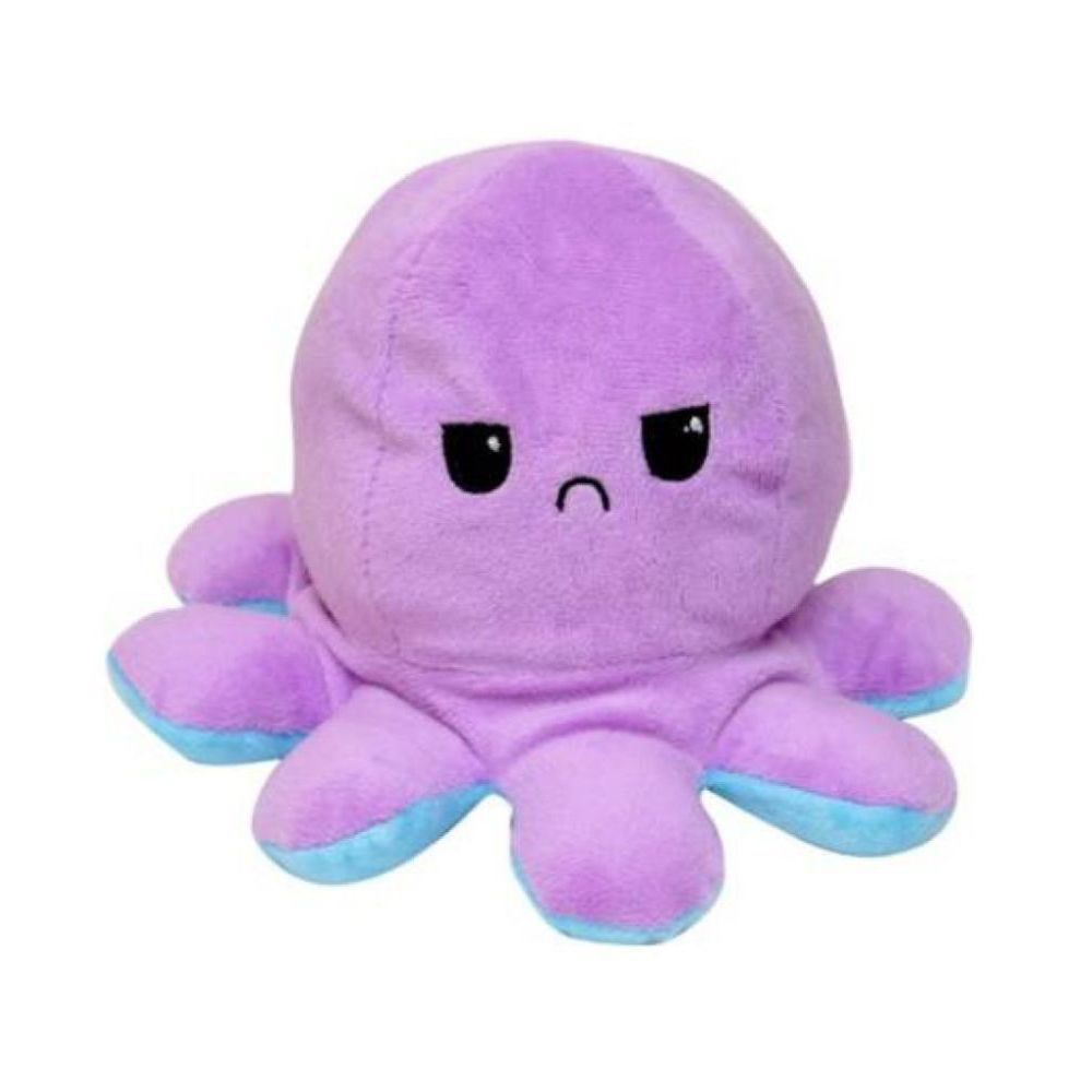 Reversible Octopus Mood Stuffed Toy - Purple/Blue | Buy Online in South ...