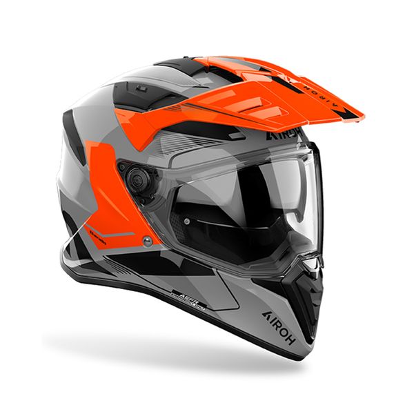 Airoh Bandit Tune Orange Adventure Helmet