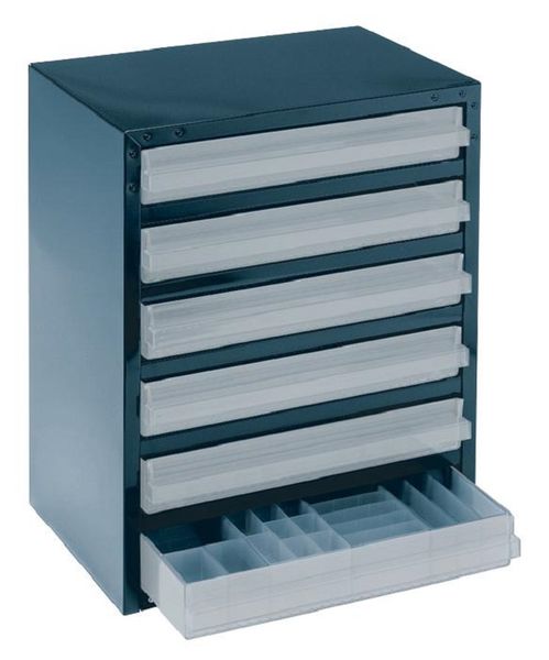 Raaco (2069911) Storage Cabinet, 6 Drawer, Steel