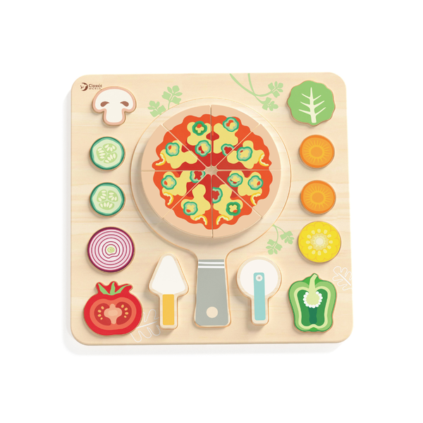 Classic World - Wooden Puzzle - Pizza Maker - 22pcs