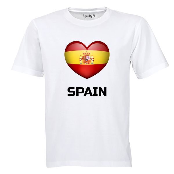 Love Spain - Mens - T-Shirt - White