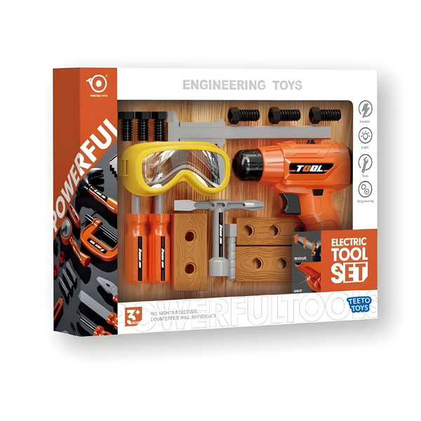 Electric Toy Tool Set - Engineering Toys for Boys