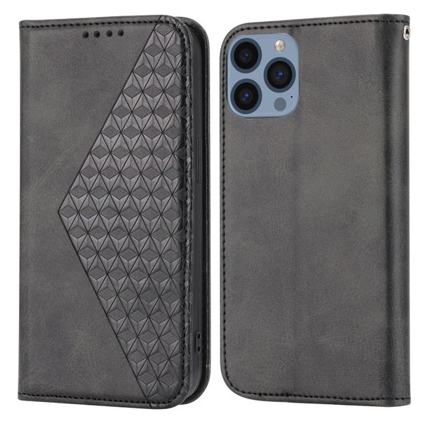 Diamond Calf Magnetic Phone Case Compatible with iPhone 15 Pro Max
