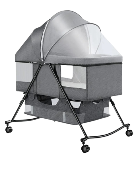Baby Crib 3 in 1 Cradle, Travel Cot, Rocker
