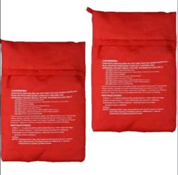 Two Microwave Potatoes Bags