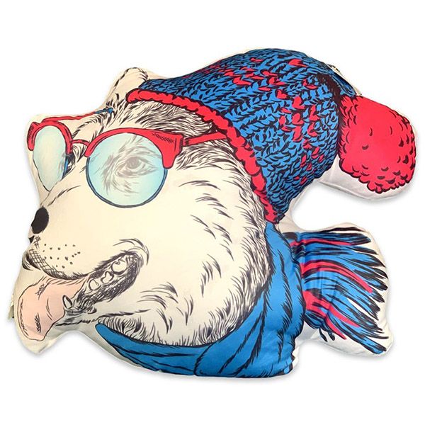 Decorative Cushion (Dog with Scarf)