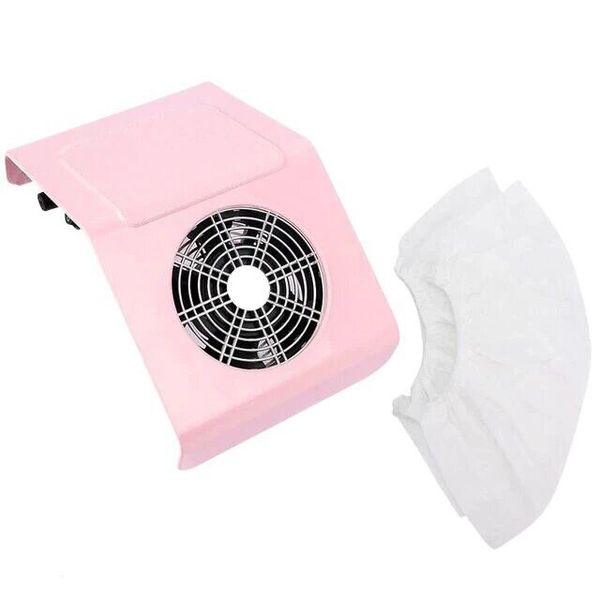 40W Nail Dust Suction Collector Manicure Machine - Pink