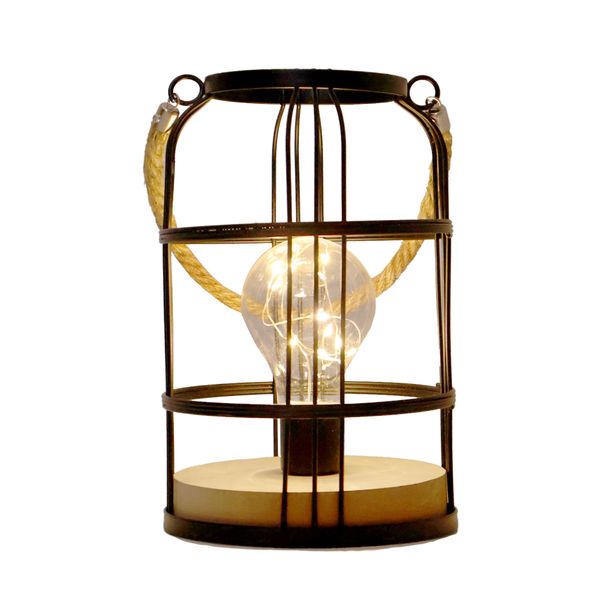 LED Hanging Metal Lantern