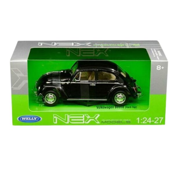 Welly Volkswagen Beetle - Hard Top Black (1/24) Scale Model