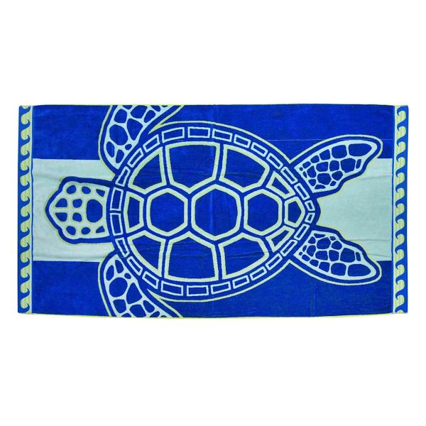 Turtle Velour Beach Towel 104 x 180cm