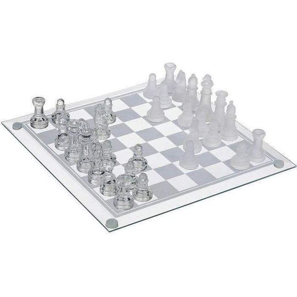 Small 32 Pieces Of Glass Chess Set GCS01