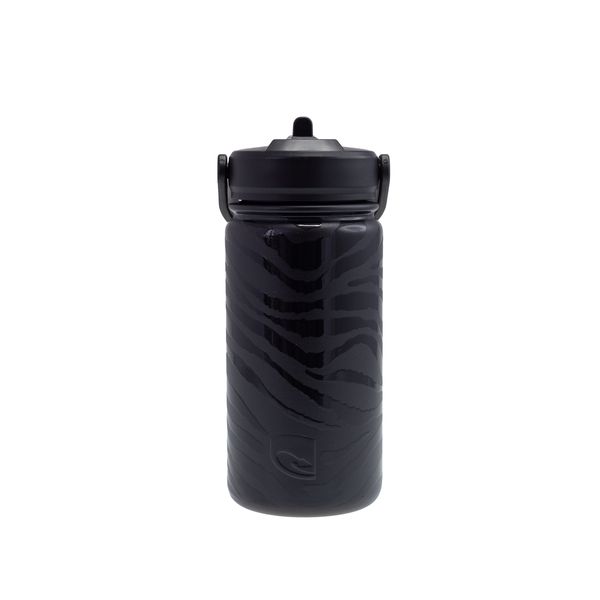 Lizzard Printed Flask 415ml with straw flip lid
