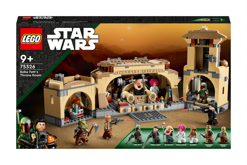 LEGO Star Wars Boba Fett's Throne Room 75326 toy playset (732 Pieces)