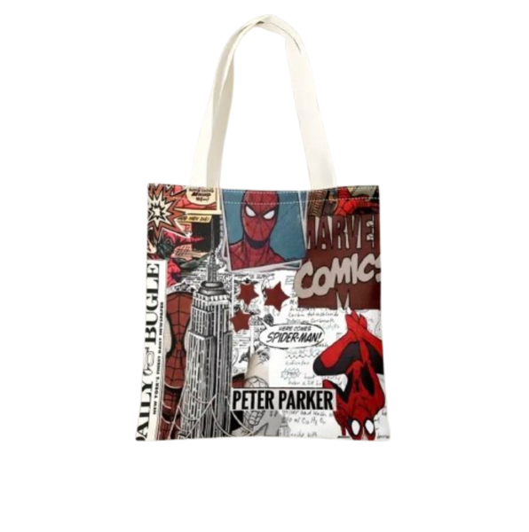 Tote Bag Spider Man Design