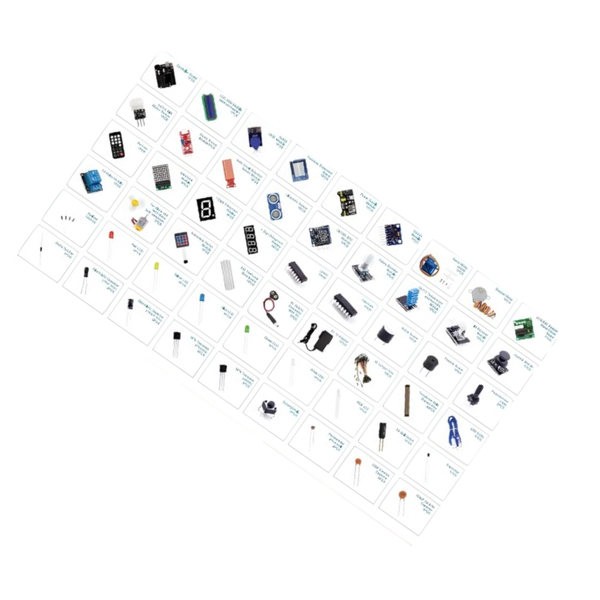 BDD Ultimate++ Arduino UNO R3 Starter Kit with 60+ Sensors and Components