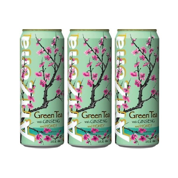 Arizona Green Tea with Ginseng 650ml Pack of 3