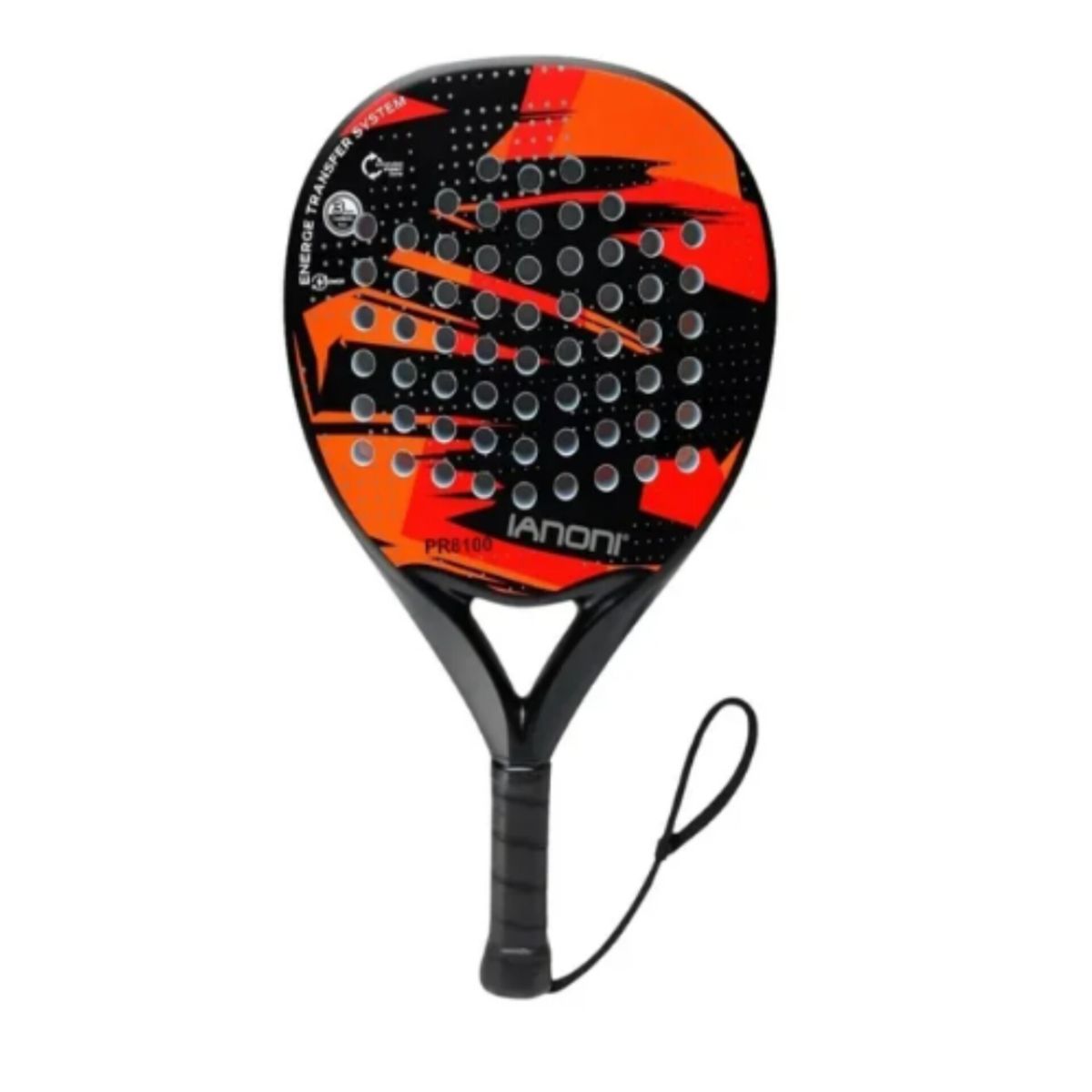 Paddle Racket - Full Carbon Fiber Red + Eva Padding