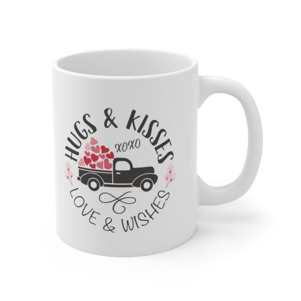 Hugs And Kisses - Father's Day - Christmas - Birthday- Valentines Mug