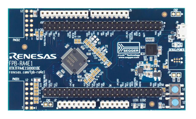 Renesas (RTK7FPA4E1S00001BE) Evaluation Board, 32bit ARM Cortex-M33 MCU