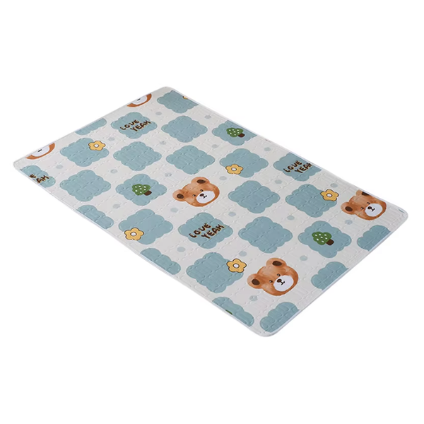 Waterproof Newborn Changing Mat Bear Baby Changing Pad for Crib Stroller