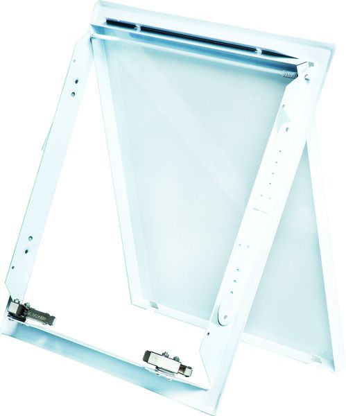Ceiling Trap Door 400 x 400 Steel White