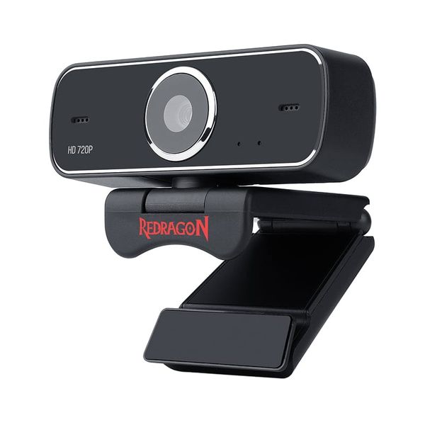 Redragon FOBOS GW600 720P 30 FPS Webcam with Clip on stand - Black
