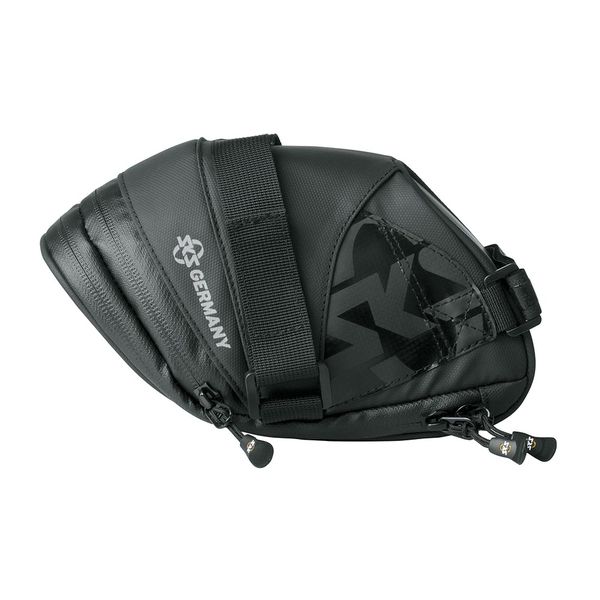 SKS Saddle Bag with Hook &amp; Loop Fastener EXPLORER STRAPS 1800 Black