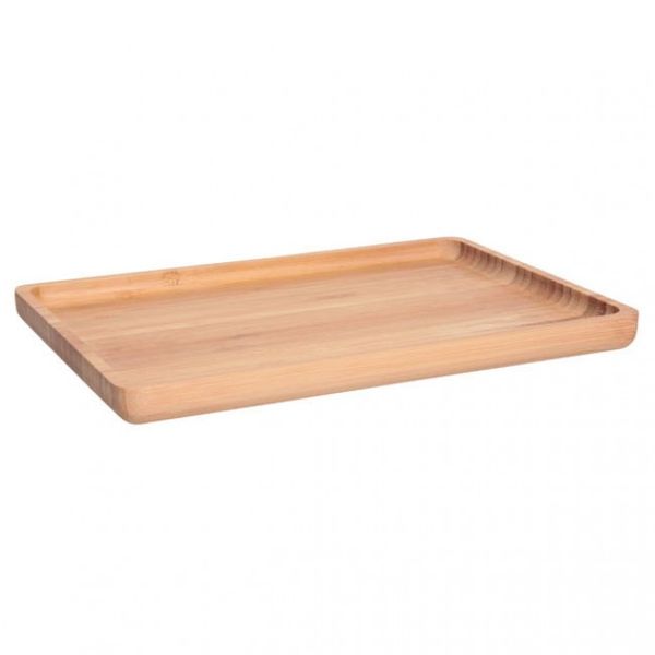 Rectangular Bamboo Food Tray