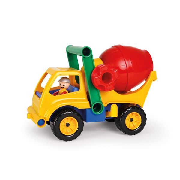 Lena Toy Concrete Mixer with Toy Figure Aktive Multi-Coloured 28cm