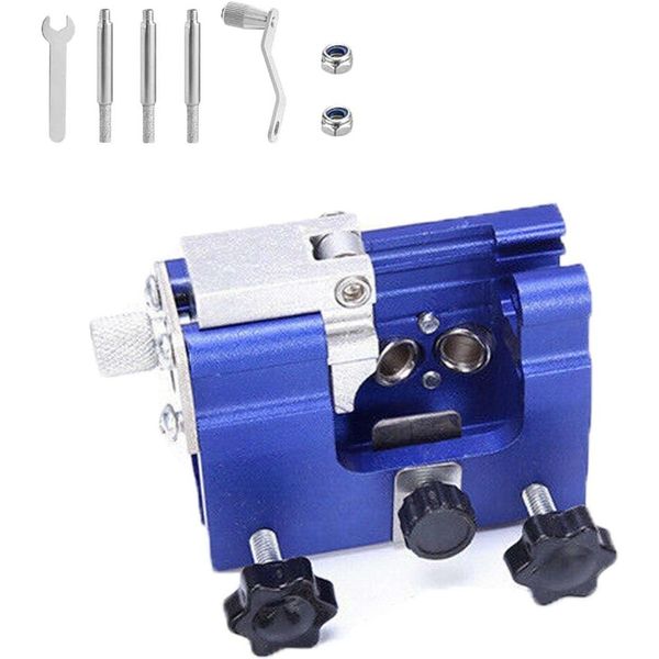 Hand-cranked chain grinder, hardware power tool for chain grinding portable