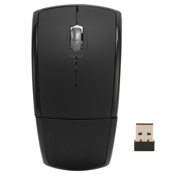 Wireless Mouse Office Folding Portable Black