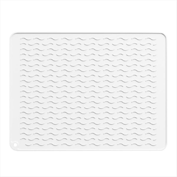 Silicone Dish Drying Mat - Heat Resistant,Foldable, Non-Slip Kitchen Counte